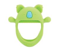 Nuby Jouet de Dentition Silicone, 1 Pièce, +3 Mois | Jouet de dentition coloré, multiples surfaces, stimule la motricité orale & soulage en douceur les gencives de bébé