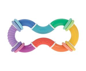 Nûby Jouet Hochet À Manipuler Avec Des Anneaux +6 Mois 1 Pièce