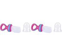 Nûby - Le Grignoteur - Rose - 6 Mois (Lot de 2)