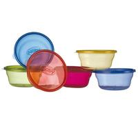 Nuby Petits Pots pour En-Cas avec Couvercle Lot de 6 x 300ml