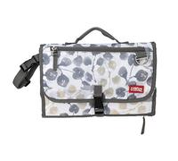 Nuby Matelas à langer portable pour bébé - Facile à nettoyer - Avec oreiller intégré - Imprimé floral