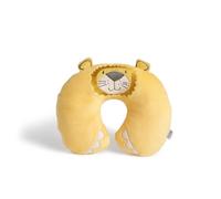 Nuby Oreiller de voyage pour enfants - Appui-tête confortable | Lavable en machine | Design mignon | Convient à partir de 12 mois (lion)