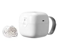 Nuby - Pack Promo - Stérilisateur de sucette UV portable - Élimine 99% des germes et des bactéries - Avec une tétine pour 0-6 mois