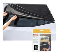 Nuby Pare-Soleil Voiture, Protection UV, 60x124x56cm, Lot de 2, Noir