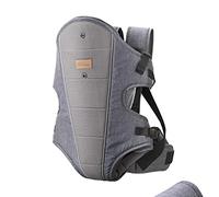 Nuby Porte-bébé nouveau-né - Design ergonomique | Facile à régler | Léger | Convient dès la naissance (Gris foncé)