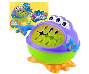 Nuby Porte-Collation | Tasses d'Apprentissage | Boîte à biscuits en forme de monstre | 12 plus mois