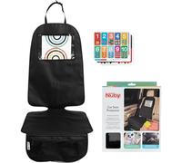 Nuby Protection Siège Auto Enfant, Pochette Rangement & Sangles Réglables