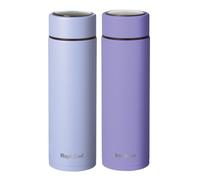 Nuby RapidCool Lot de 2 biberons portables édition limitée - Préparez une formule parfaite en 2 minutes | Comprend 1 refroidisseur rapide, 1 distributeur de poudre et 1 flacon (violet)
