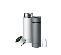 Nuby RapidCool™ - Prépare la nourriture parfaite pour bébés en seulement 2 minutes - Parfait en déplacement - Comprend un distributeur de lait en poudre, un couvercle numérique et un Flacon Isotherme