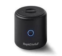 Nuby RapidSterilise+ Stérilisateur UV portable pour bébé, fabriqué pour RapidBottle et RapidCool - 30 utilisations par charge | Chargement USB | Arrêt automatique | Tue 99,9% des bactéries en 1