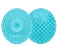 Nuby Scrubbies Lot de 2 brosses de bain en silicone avec poignée intégrée