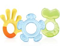 Nuby – Anneaux de dentition – Lot de 3, 3 étages, surfaces texturées, sans BPA, dès 3 mois