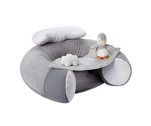 Nuby Siège pour Bébé Nuby Sit-Me-Up - Siège Gonflable au Sol avec Table et Jouets - 6 Mois et Plus