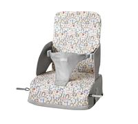 Nuby Siège réhausseur Safari – Harnais 3 points – Mousse imperméable – Dès 6 mois – Beige