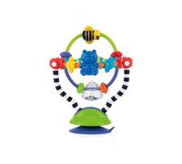 Nuby Silly Spinwheel Jouet Chaise Haute Interactif avec Ventouse, +6 Mois | Jouet interactif avec hochet & personnages amusants, stimule le développement cognitif, idéal repas à la maison ou dehors