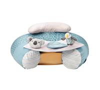 Nuby Sit-Me-Up - Siège pour bébé Animal Adventures | Siège de sol interactif et gonflable | Plateau amovible | Lavable en machine | 6+ mois