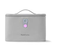 Nuby RapidSterilise Benchtop Stérilisateur UV pour biberon - Cycle de stérilisation en 3 minutes | Solution de stérilisation électrique UV rapide et efficace | Tue 99,9% des germes (gris)