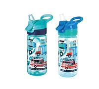 Nuby Super Quench - Tasse pour enfants | Anti-fuites | Poignée de transport | 540ml | Bleu | 2 Pack