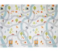 Nuby Tapis de Jeu Pliable réversible Facile à Nettoyer réversible imperméable dès la Naissance (Route)