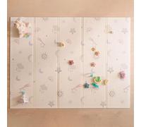 Nuby Tapis d'Éveil Réversible pour Bébé | Tapis Léger et Pliable pour Jouer sur le Sol | Facile à Ranger et pour les Voyages | 150x200x1cm | Étoiles et Ciel