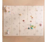 Nuby - Tapis d'éveil réversible 150x200x1 cm - Léger, pliable - Motricité - Étoiles et Ciel