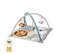 Nuby Animal Adventures Baby Play Mat - Toy Activity Gym with Sensory Toys and Padded Base for Tummy Time, One Size