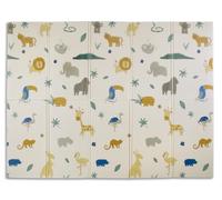 Nuby Tapis d'éveil réversible pour bébé – Léger et pliable, 150×200×1 cm – Safari