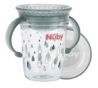 Nuby Tasse Tritan Verre 360° Wonder Cup 240 Ml Couleur Gris 6 Mois+