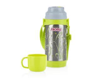 Nuby Thermo Inox Thermos Tasse Intégrée 360ml