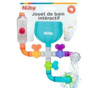 Nuby Wacky Waterworks - Jouet de Bain avec Ventouse - Développement Cognitif pour Les Enfants - Jouet d’Eau interactif - Amusant et éducatif - 3 Plus Ans
