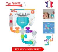 Nuby Wacky Waterworks - Jouet de Bain Interactif pour Développement Cognitif