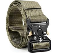 Nucalt 1 Morceau Ceinture Tactique À Dégagement Rapide, Style Militaire, Ceinture De Travail pour Hommes, Accessoires De Sport en Nylon pour Une Utilisation Quotidienne Décontractée （vert）