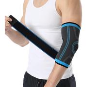 NuCamper Coudière Tendinite Réglable 2 Pack, Manchon de Compression, Tennis Golfer Elbow, Hommes Femmes, Attelle Coude, Protege Coude pour Anti-Douleur, Epicondylite, Sport, Musculation, Fitness