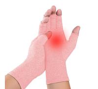 NuCamper Gants de Compression Gants Arthrose pour Demmes et Hommes Respirants et de Soutien Sans Doigts Gants Soulage les Arthrite, Tendinite, Entorse, Syndrome de Canal