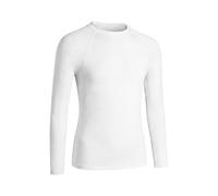 NuCamper T-Shirts de Compression pour Garçons Compression a Manches Longues pour Enfant sous-Vêtement Sportif Couche de Base Haut Respirant à Séchage Rapide pour Le Football Basket-Ball la Course