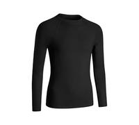 NuCamper T-Shirts de Compression pour Garçons Compression a Manches Longues pour Enfant sous-Vêtement Sportif Couche de Base Haut Respirant à Séchage Rapide pour Le Football Basket-Ball la Course