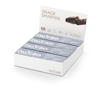 nucao Le super snack bio & vegan - délicieux chocolat vegan aux graines de chanvre croquantes & au cacao cru l Noisette (8) l Paleo Bar l Low Carb l Raw l Clean Eating l Brain Food |