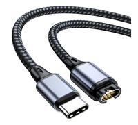 Nucelit Câble de charge renforcé USB C A pour cordon de montre 120 cm C et une montre tressée