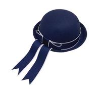 Nucelit Chapeau de camping randonnée voyage belle sorcière femme queue de cheval pour femmes look vintage chapeau en laine durable, Cyanose, S