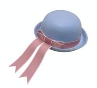 Nucelit Chapeau de camping randonnée voyage belle sorcière femme queue de cheval pour femmes look vintage chapeau en laine durable, bleu, S