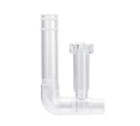 Nucelit Écumoire de surfaces d'aquarium pour bidons et alimentation/dissolvant en acier inoxydable pour enlever l'huile protéine bloque la graisse et l'eau accessoire de sortie