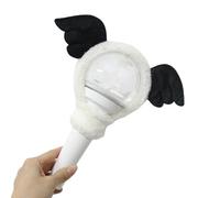 Nucelit Housse en peluche pour lampe à bâton de dessin animé, housse décorative anti-rayures, gaine lumineuse, décors de bâtons lumineux