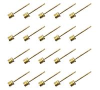 Nucelit Lot de 20 adaptateurs de valve de volleyball gonflables en acier inoxydable