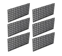 Nucelit Lot de 6 plateaux de séparation pour aquariums, caisses à œufs, diffuseurs de lumière, filtre de fond d'aquarium, filtre isolant, tampon de filtration