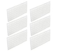 Nucelit Lot de 6 plateaux de séparation pour aquariums, caisses à œufs, diffuseurs de lumière, filtre de fond d'aquarium, filtre isolant, tampon de filtration