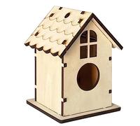 Nucelit Nichoir à oiseaux - Jouet non assemblé pour perruches - Perchoir extérieur