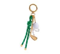 Nucelit Porte-clés de sport créatif en forme de raquette de golf pour occasions spéciales - Boussole résistante aux chocs - Signaux d'urgence - Lampes de poche portables - Gadget sauvage