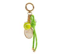 Nucelit Porte-clés de sport créatif en forme de raquette de golf pour occasions spéciales - Boussole résistante aux chocs - Signaux d'urgence - Lampes de poche portables - Gadget sauvage