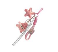 Nucelit Porte-clés en corde tressée - Accessoires décoratifs tendance pour sac à main, sac à dos, cadeaux esthétiques, a