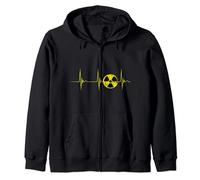 Nu ire Radiation Battement de cœur Fallout Symbole Sweat à Capuche